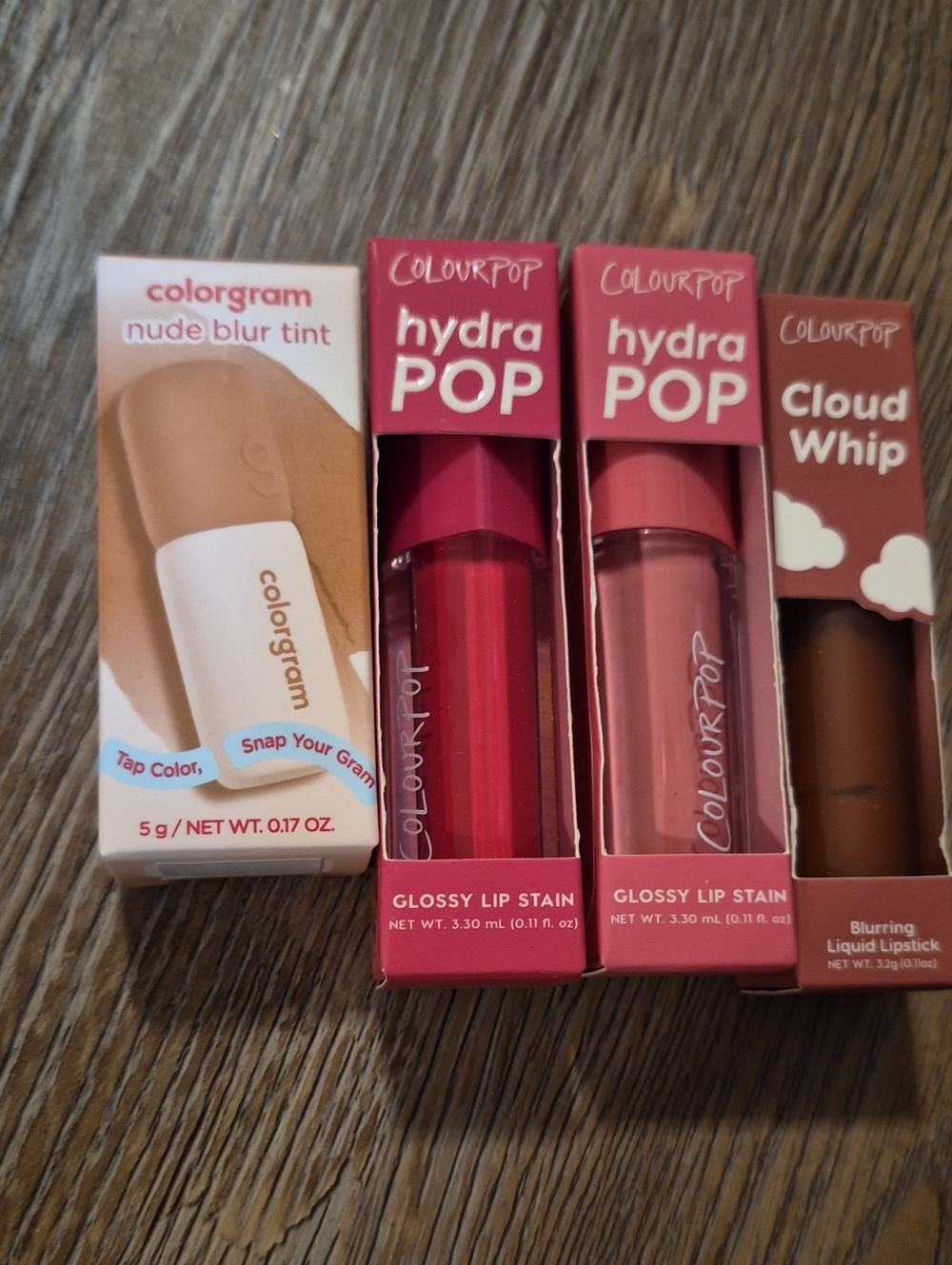 ColourPop Hydra POP Glossy Lip Stain Set - Pink & Red Shades